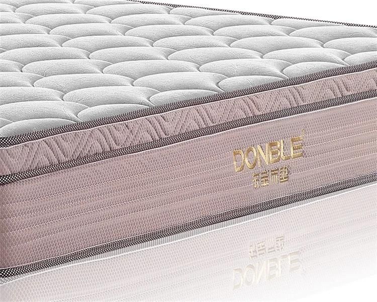 Wholesale Price China Factory Luxury Double Bed Latex Spring Mattress for Hotel Bedroom