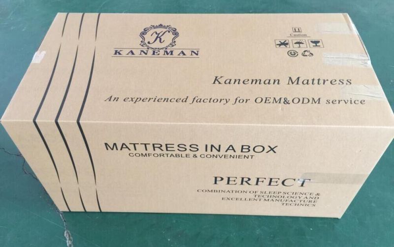 Luxury Waterproof Latex Foam Baby and Child Mattress Vacuum Roll Compress in Box