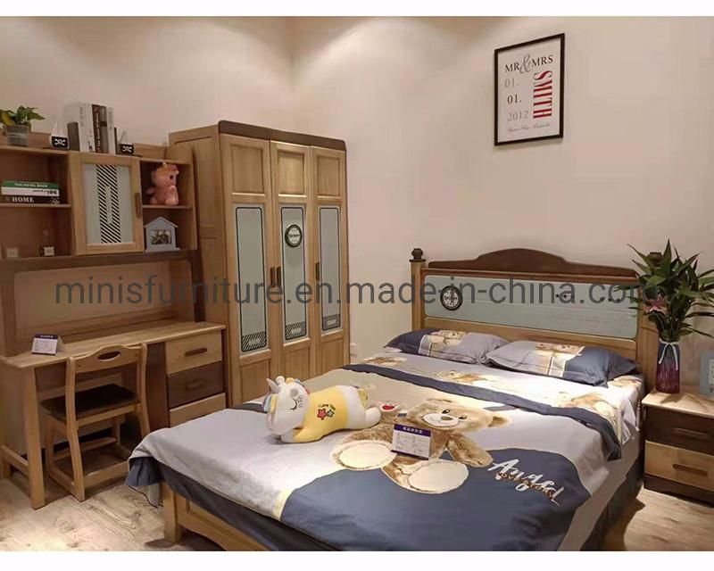 (MN-HB122) Bedroom Furniture Folded Wood Bed with Overhead Cabinet