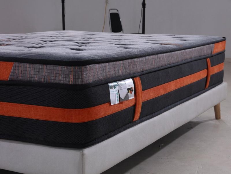 Luxury Pocket Spring Mattress Roll in Box Cheap Price Queen and King