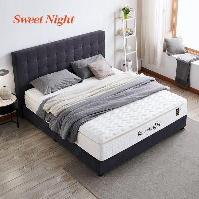 Orthopedic Hotel Mattress Top Memory Foam Rolled up Natural Latex Mattress in a Box