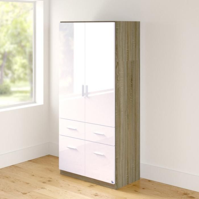 MDF Home Furniture Bedroom Clothes Storage Wardrobe