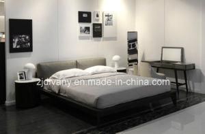 Italian Modern Bedroom Furniture Wooden Leather Bed (A-B39)