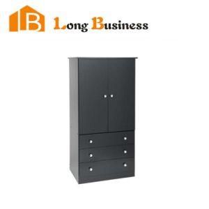 Cheap Modern Bedroom Furniture Wood Wardrobe Closet Design (LB-JX3098)