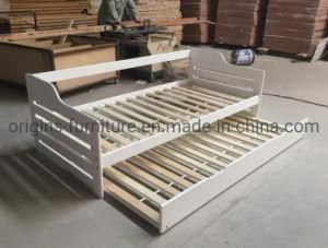 3FT Trundle Bed, Double Layer Bed Frame Underbed with Pullout Trundle