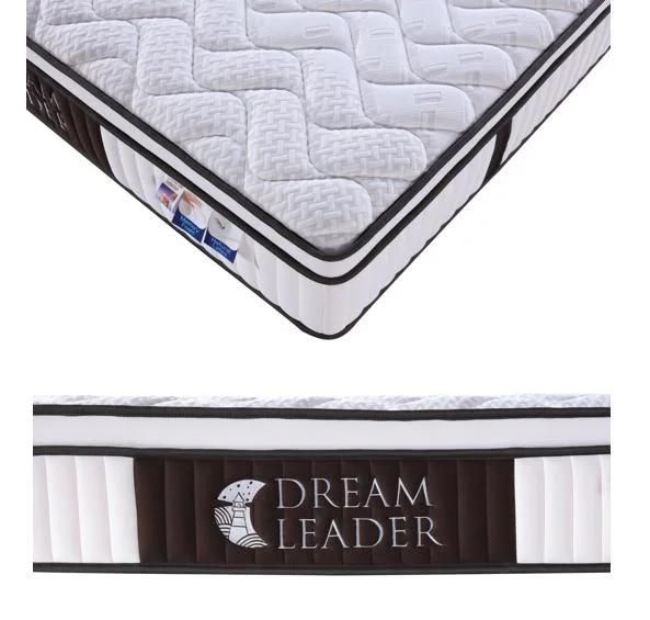 New Memory Foam and Latex Dreamleader/OEM Compress Roll in Carton Box Spring Lingmeng Mattress