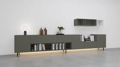Factory Wholesale Cheap Price Fashion Design High Quality Wooden Furniture Living Room Furniture TV Cabinet