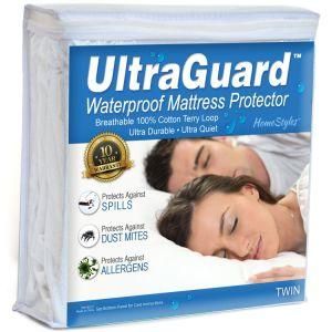 Premium Hypoallergenic Waterproof Mattress Protector - Vinyl Free
