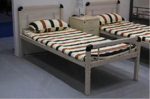 Durable Hotel Hostel Dormitary Single Metal Bed for Adult