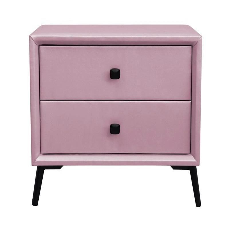 Nordic Modern Light Luxury Gray Ins Ultra-Narrow Mini Solid Wood Bedside Cabinet