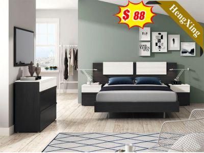 Simple Nordic Living Room Furniture Wood Frame Beds for Home Use