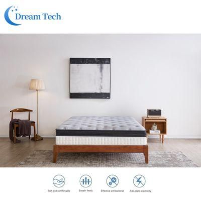 Medium Firm Comfort Zone Stronger Edge Support Individual Pocket Spring Mattress with Full Mattress Size Bed in a Box (YY014)