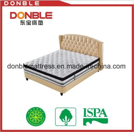 Euro Pillow Top Knitting Fabric Royal Pocket Spring Mattress