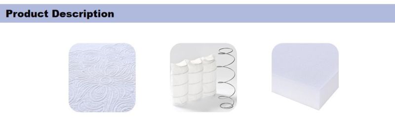 Tight Top Individual Pocket Spring Mattress with Zipper Single Roll up Packing Bed