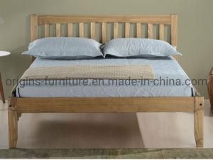 Pine Wood Small Double Bed Frame