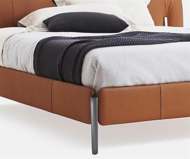 Minimalist Italian Bed Modern Minimalist Master Bedroom Leather Bed