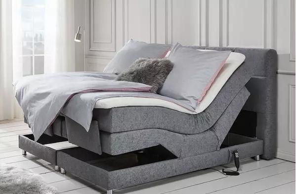 Fast Delivery Foldable Adjustable Beds for Seniors with Memory Foam Mattress