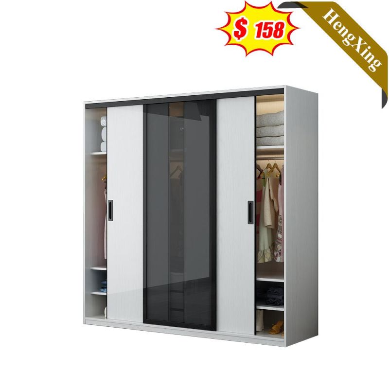 Chinese Factory Sells Hotel Bedroom Furniture Set Wooden Melamine Wardrobe