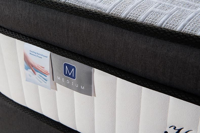 Dream Easy Wholesale New Design Pocket Coil King Size Spring Mattress Factory in a China