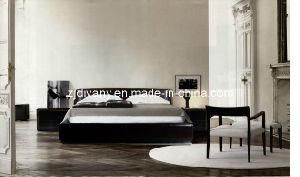Italian Modern Leather Double Bed (A-B26)