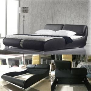 Lastest Design Popupar Comfortable Modern Leather Bed (B25)