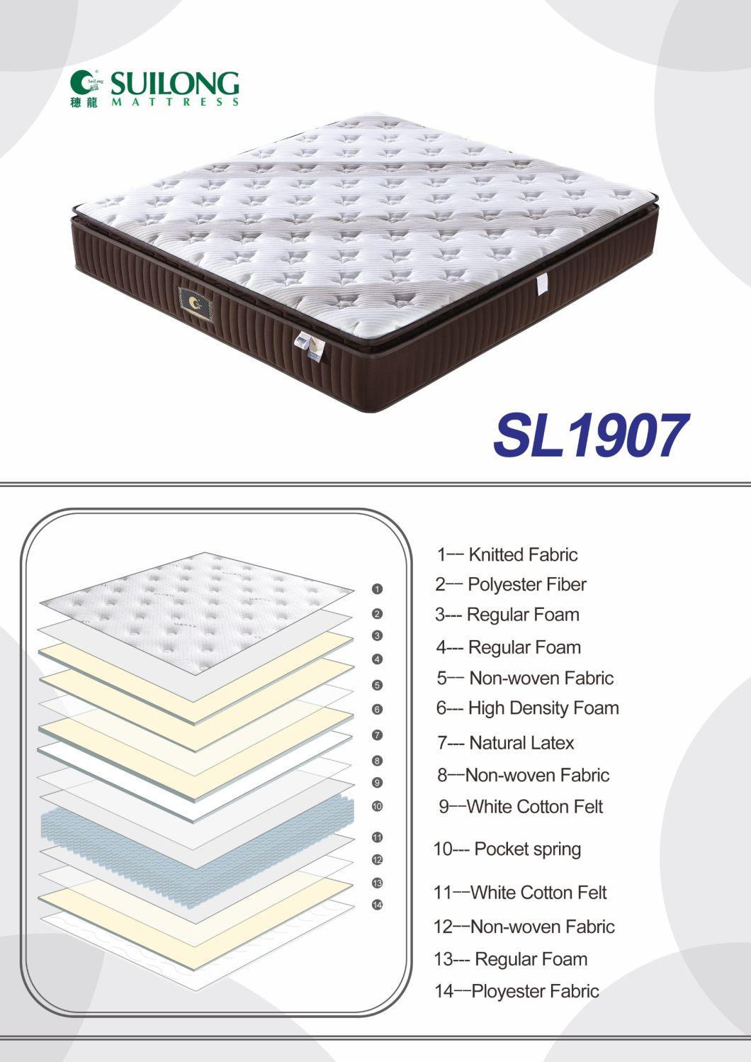Home Furniture Latex Pocket Spring Mattress Nearest Mattress Store