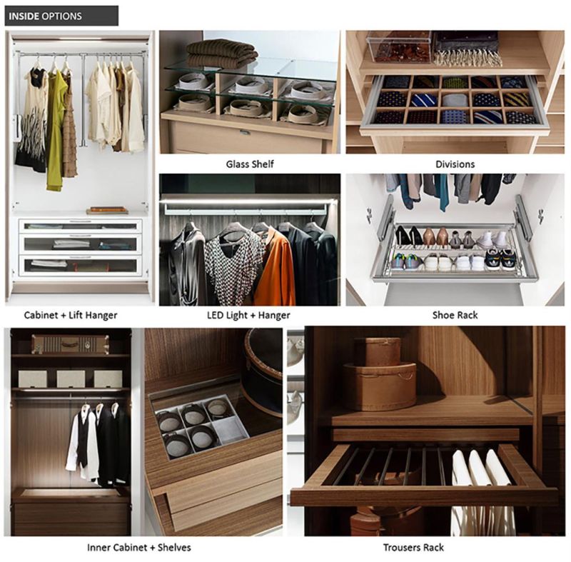 Nova 4-Drawer Spacious Vertical Drawers Chest with White Lacquer Finish