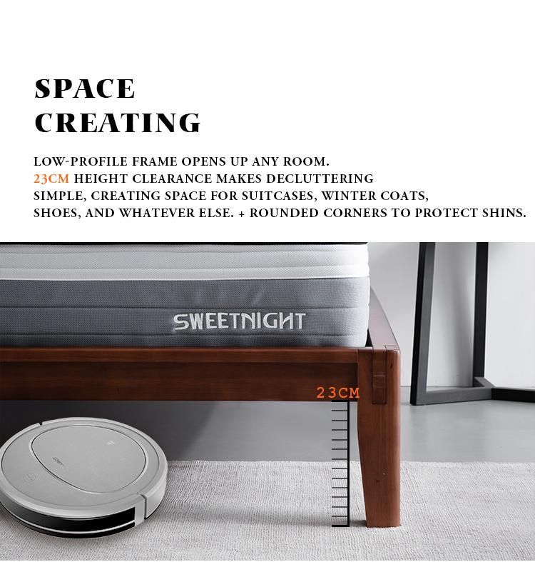 Modern Frame Hotel Furniture Designer Wood Bed