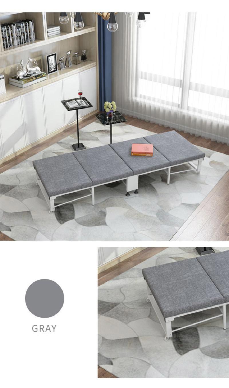 Wholesale Folding Mattress Bed Multifunction Movable on Wheels Bedroom Furniture