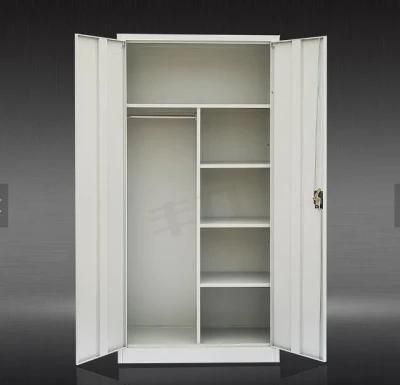 Multi-Purpose Steel Hanging Clothes Storage Cabinet Metal Wardrobe Closet for Sale