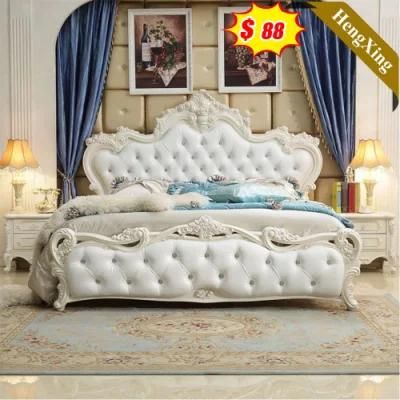 Luxury Modern Factory Hotel Home Bedroom Furniture Leather Beds
