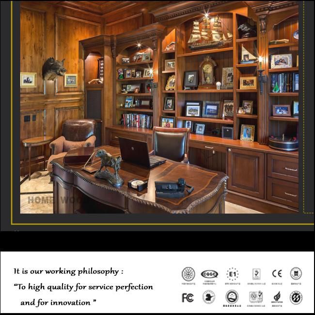 Luxury High Quality Dark Brown Bedroom Wooden Closet