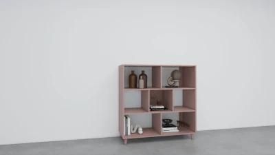 China Factory Modern Design High Quality Living Room Furniture Stylish Simple Bookshelf