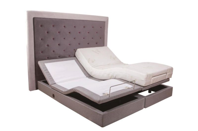 with Headboard Control by Remote Electric Motion Adjustable Bed