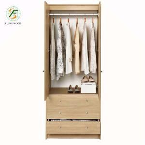 Wooden Color Thicken Board Closet Organizer Wardrobe for Childen Home Use