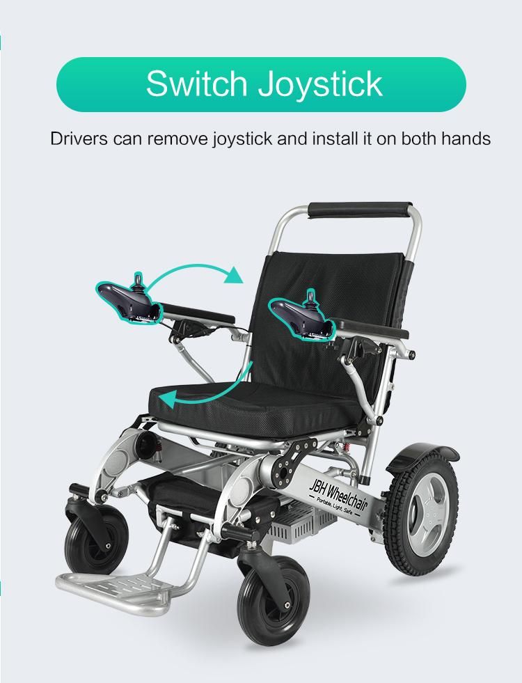 High Quality Reclining High Back Electric Wheelchair with Lifting Headrest