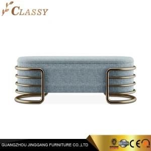 Stainless Steel Frame Sofa Bench Large Bed Bench