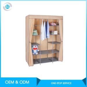 Folding Fabric Plastic and Iron Wardrobe Cabinet