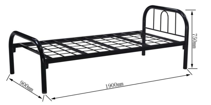 High Weight Capacity Military Use Metal Folding Single Beds