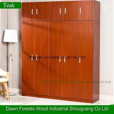 Teak/Maple/Pear Color Combination Wardrobe