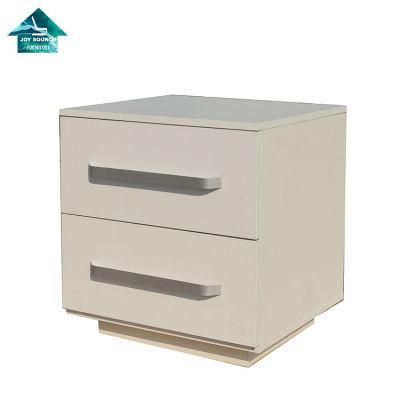 Bedside Table with Drawers Tall Nightstand Storage Cabinet for Bedroom Night Stand 2 Drawer Nightstand