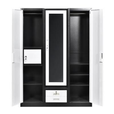 Armario Steel Almirah Steel Wardrobe Wholesale Metal Wardrobe