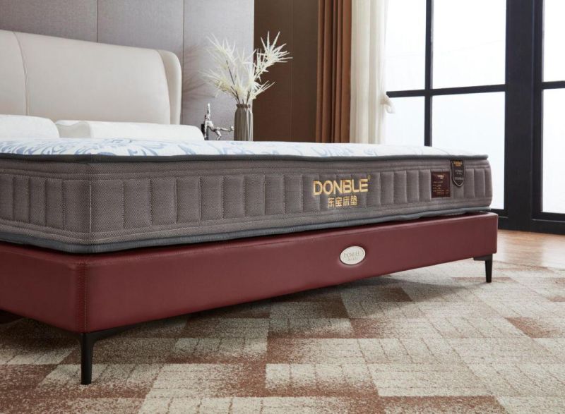 Queen Size Hotel Bed Pocket Spring High Density Latex Memory Foam Mattress