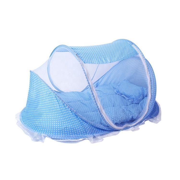 0-3 Year Old Baby Folding Mosquito Nets with Sleeping Mats Pillow Mosquito Bed Three Sets of Music Children Mosquito Nets