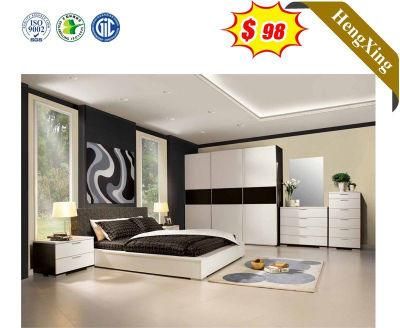 Home Use Latest Design Modern White Bed Furniture Bedroom Sets King Size Bedroom