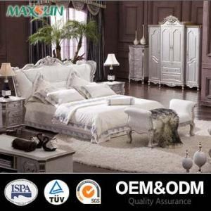 Classcial Solid Wood Bedroom Bed (mt-07307)