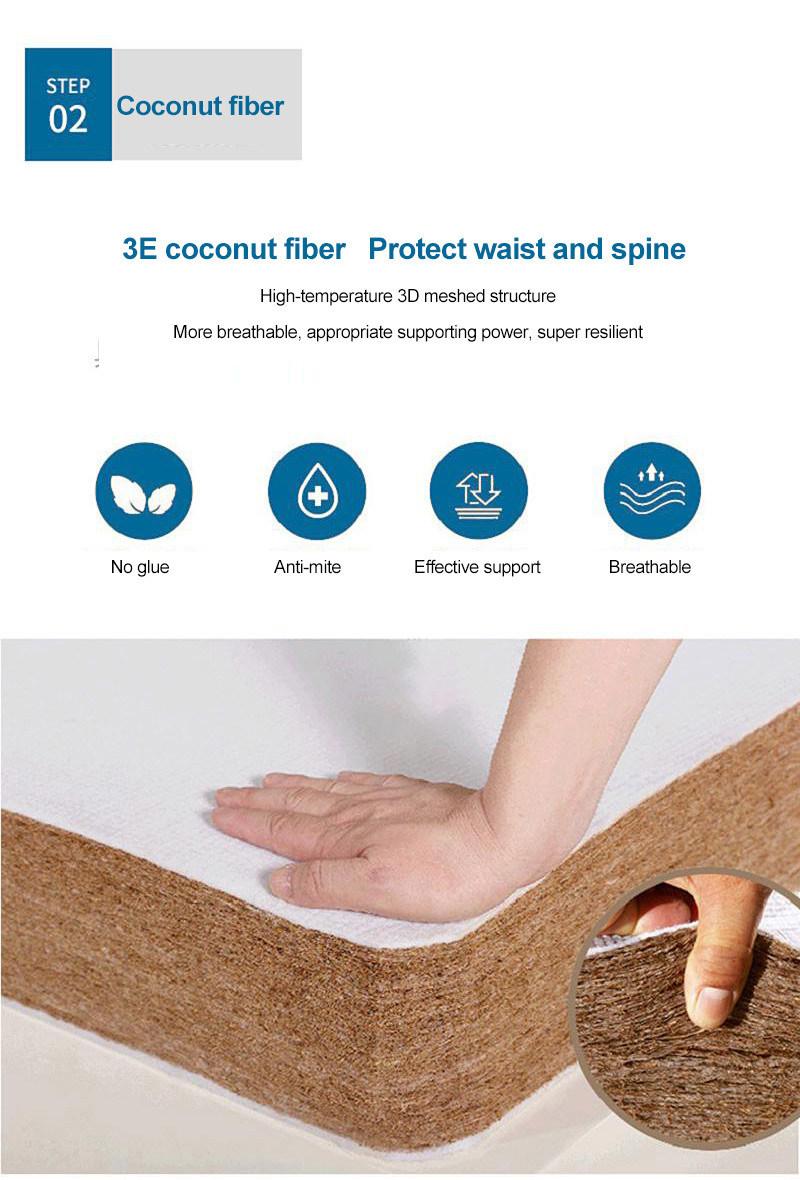 Resort Hotel Thickened Spring Mattress Foam Comfortable for Double Bed