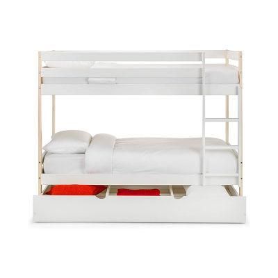 2021 Best Selling Luxury Kids Bed Flat Pack Child Bunk Bed Solid Wood Factory Hot Sale Bunk Bed
