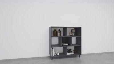 China Factory Modern Design High Quality Living Room Furniture Stylish Simple Multifunctional Bookshelf