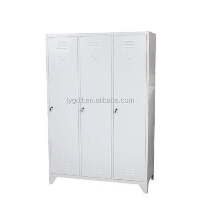 High Quality Low Price 3 Doors Metal Clothes Hanging Locker Wardrobe for Employee